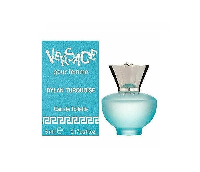 DYLAN BLUE TURQUOISE/VERSACE EDT SPLASH MINI– Aroma
